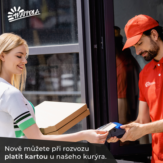 Nově přijímáme karty u našeho rozvozu!